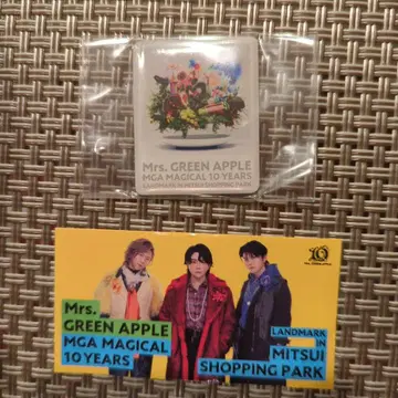 Mrs. GREEN APPLE 10주년 가챠가챠 마그넷 스티커