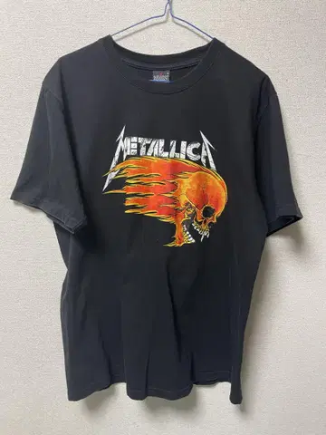 Metallica 1994년 복각 티셔츠 메탈리카 구제 의류 블랙 검정