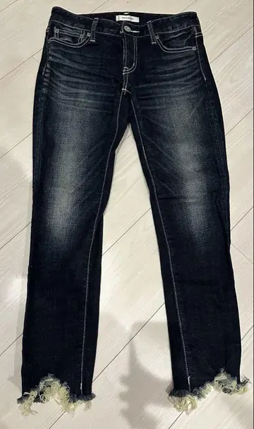 MOUSSY 스키니 데님 160/62A 다크 블루 26인치