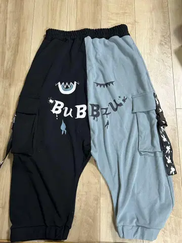 BuBBzu 바이컬러 조거 팬츠 L 사이즈 새상품급