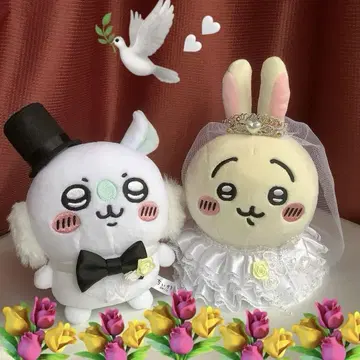 치이카와 웨딩 코스튬 포테타마 봉제 인형 웰컴 인형