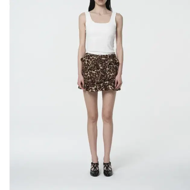 Settle for Moon Leopard frill skirt（Our Summer Fashion