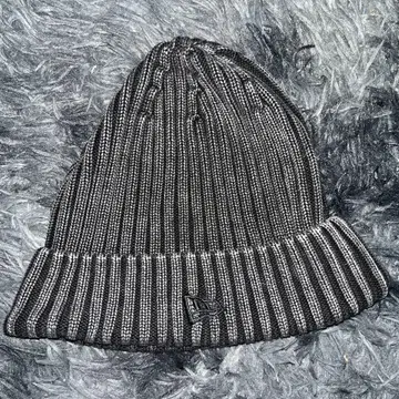 NEWERA 스트라이프 니트 모자 그레이 블랙
