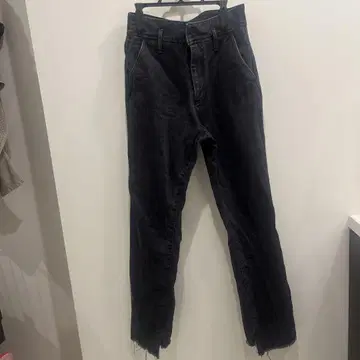 Spick&span 5 1/2 블랙 데님 사이즈 28