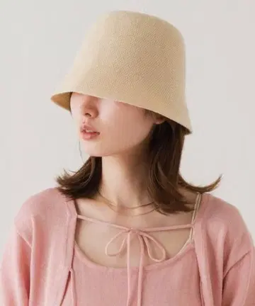 클로쉬 모자 버킷 모자 카스타네 밀짚모자 베이지 여름옷