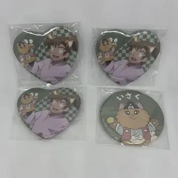 닌자 타마 란타로 난자 하트 캔뱃지 미니 게임 캔뱃지 세트