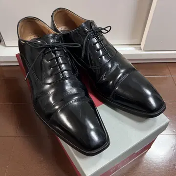 REGAL 블랙 가죽 드레스 신발 27.0cm