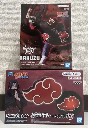 NARUTO 가쿠토 피규어 아카츠키 룸 라이트 2개 세트