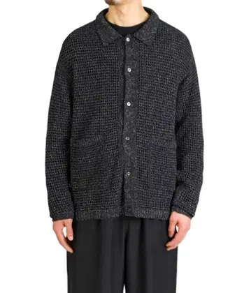 2 새상품급 25ss YOKE MESH KNITTED SHIRT CARD