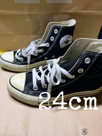 컨버스 CONVERSE ALL STAR 블랙 24cm