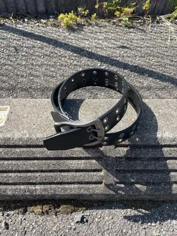 블랙 가죽 벨트 디키즈