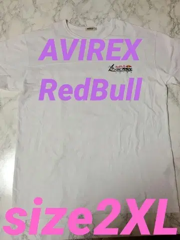 아비렉스 RedBull 콜라보 티셔츠 2XL