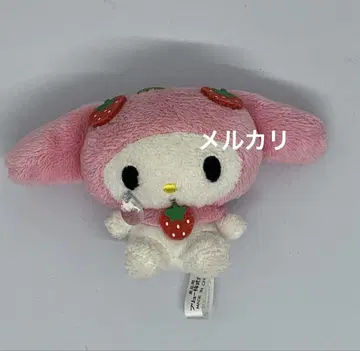 마이멜로디 마스코트 봉제 인형 딸기 눈물 2010년