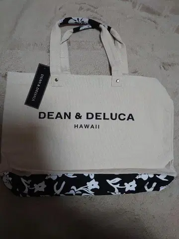 미사용 새상품 하와이 한정판 DEAN&DELUCA 토트백