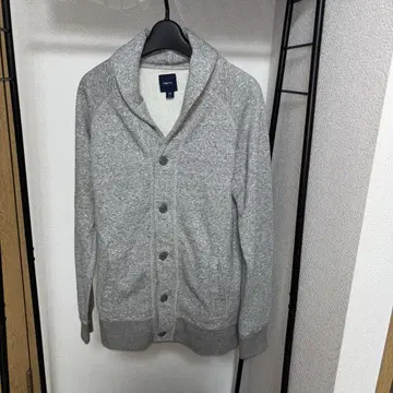 GAPKids 그레이 버튼 가디건 숄카라