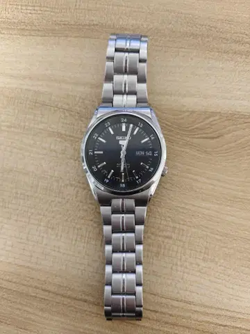 세이코 오토매틱 손목시계 블랙