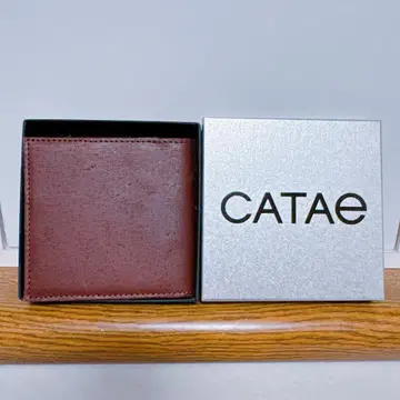 CATAe 지갑 천연 가죽 지갑 카타에 멧돼지 가죽 와일드 보아 가죽