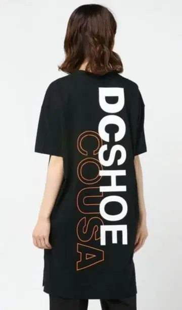 DC SHOES 블랙 티셔츠 M 사이즈 반팔 원피스