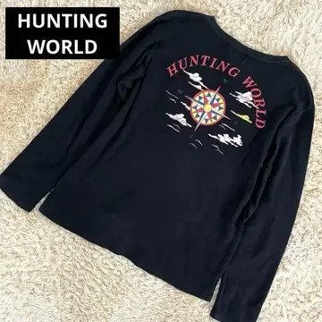 HUNTING WORLD 헌팅 월드 포켓 긴팔 티셔츠