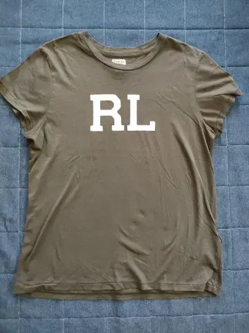 폴로 랄프 로렌 RL 로고 티셔츠 M 사이즈 올리브