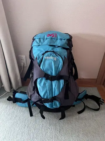 MILLET ECRINS 40 백팩, 레인 커버 포함, 새상품급!