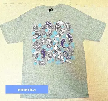 Emerica 그레이 티셔츠 그래픽 프린트 M 사이즈