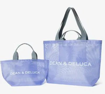 DEAN&DELUCA 메쉬 토트백 라일락 SL 사이즈 세트
