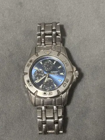 카시오 CASIO MTD-1047 QUARTZ CHRONOGRAPH 작동