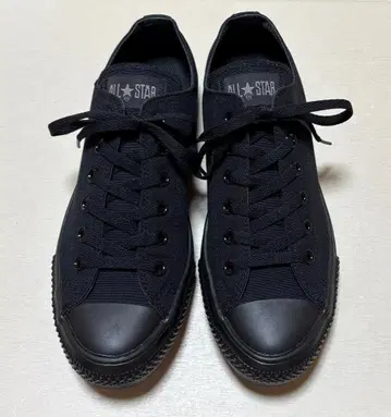 컨버스 올스타 라이트 블랙 모노크롬 OX 26cm