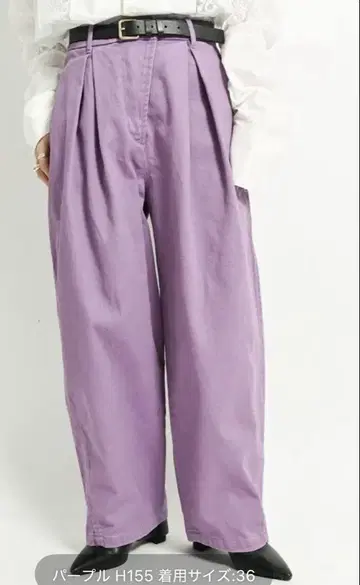 cityshop 퍼플 팬츠 36