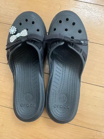크록스 블랙 오드리 W7