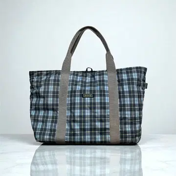AIGLE 체크 토트백 아웃도어 테크