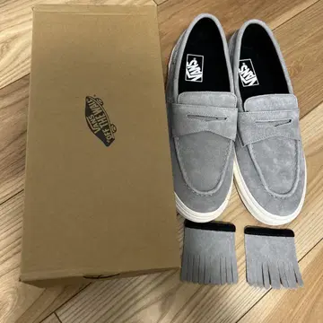 VANS 스웨이드 그레이 슬립온/로퍼