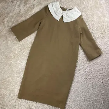 Rosy Monster 옷깃 원피스 카멜 프리 사이즈