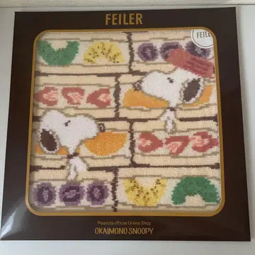 FEILER 해수욕장 SNOOPY 콜라보 스누피 후르츠 샌드 손수건