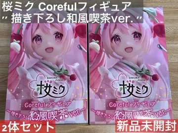 벚꽃 미쿠 Coreful 피규어 일본풍 찻집 세트