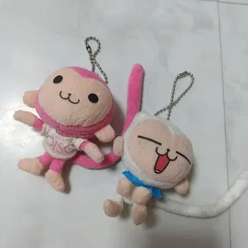 핑키 몽키 봉제 인형 마스코트 키링