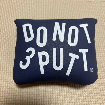 DO NOT 3 PUTT 퍼터용 헤드 커버 센터 샤프트