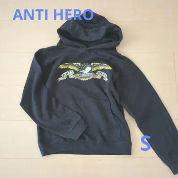 ANTI HERO 이글 로고 블랙 후드티 스트릿 인기