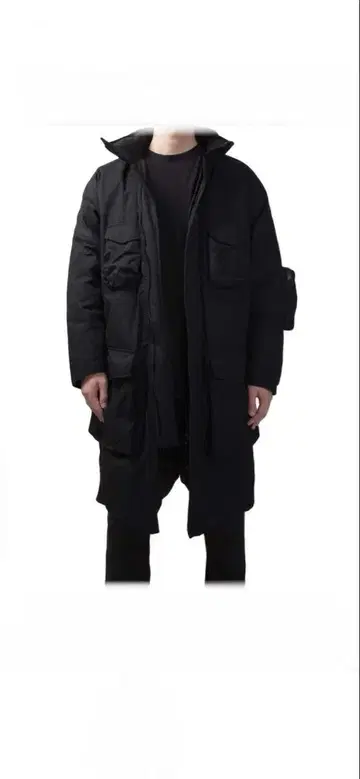 블랙 롱 다운 코트 & FUN Me/Her Puffer Down Coat