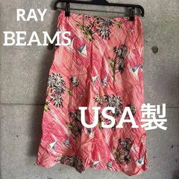RAY BEAMS 알로하 스커트 하와이안 스커트 레이온 미국제