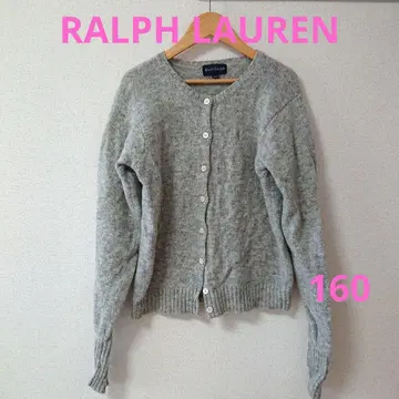 RALPH LAUREN 그레이 가디건 160 작은 체구의 여성용