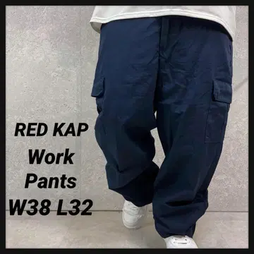 RED KAP 레드 캡 워크 팬츠 치노 팬츠 네이비 W38 L32