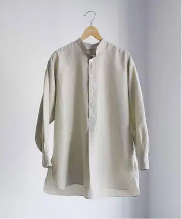 MAATEE&SONS "극상 리넨 얇은" 풀오버 셔츠 3 완판
