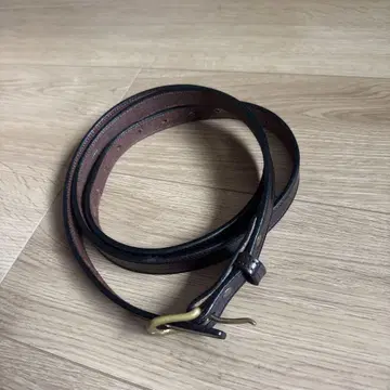 monitaly Extra Long Leather Belt 브라운