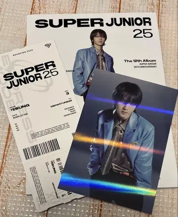 SUPER JUNIOR 25 사진집 버전 예성