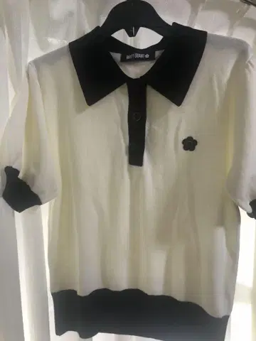 MARY QUANT 반팔 상의 썸머 니트