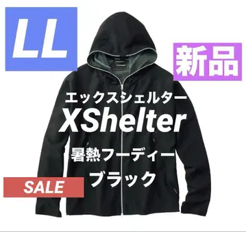 새상품 LL 엑스 쉘터 더위 후디 워크맨 블랙 검정