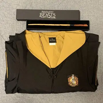 Harry Potter 후플푸프 로브와 지팡이 세트