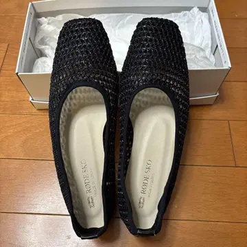 어반 리서치] MADE IN JAPAN 스퀘어 메쉬 플랫 슈즈